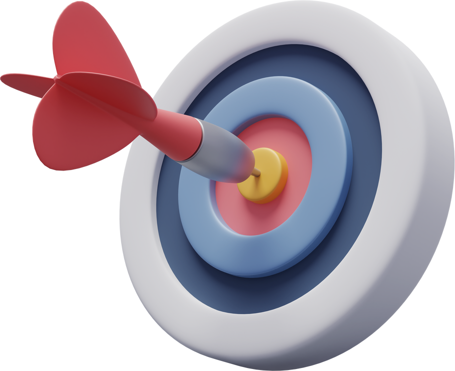 3D Bullseye Hit Dartboard